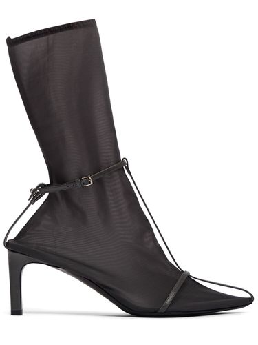 Bottines En Mesh Et Cuir 65 Mm - JIL SANDER - Modalova