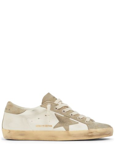 Sneakers En Cuir Nappa Super-star 20 Mm - GOLDEN GOOSE - Modalova