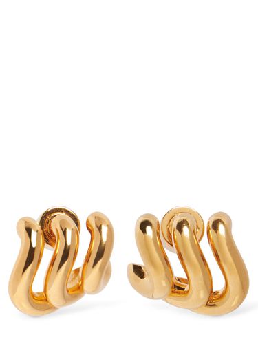 Boucles D'oreilles En Laiton Loop Trio - BALENCIAGA - Modalova