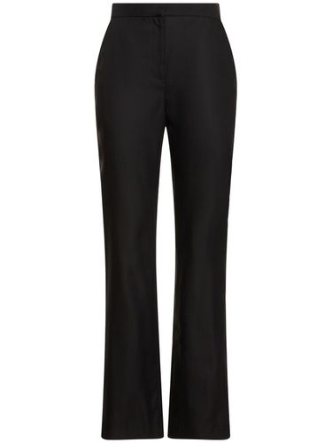 Pantalon Droit En Laine Taille Haute Kallisto - LOULOU STUDIO - Modalova