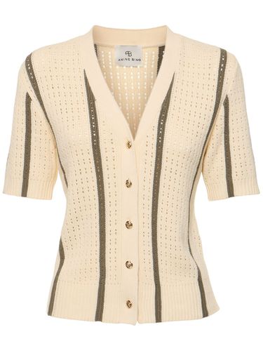 Cardigan En Coton Et Viscose Camryn - ANINE BING - Modalova