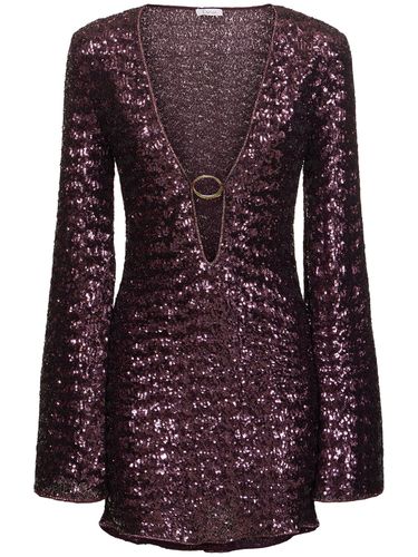 Robe Caftan Courte À Sequins - OSÉREE SWIMWEAR - Modalova