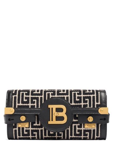 Pochette En Jacquard À Monogramme Bbuzz 23 - BALMAIN - Modalova