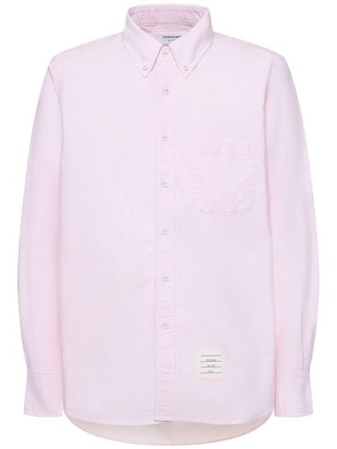 Chemise Droite Boutonnée - THOM BROWNE - Modalova