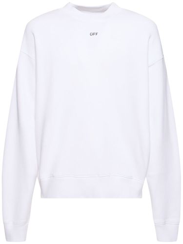 Sweat-shirt En Coton Off Stamp - OFF-WHITE - Modalova