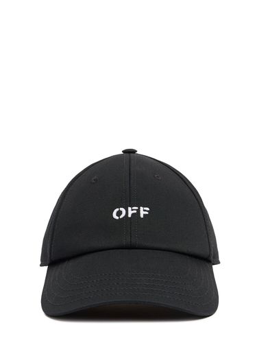 Casquette En Drill De Coton Off - OFF-WHITE - Modalova