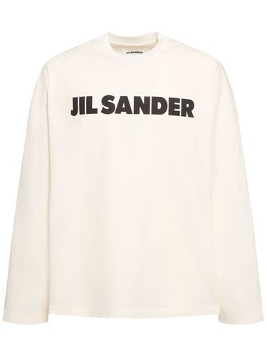 T-shirt Imprimé Logo À Manches Longues - JIL SANDER - Modalova