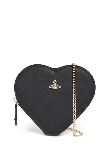 Sac Porté Épaule En Cuir Saffiano New Heart - VIVIENNE WESTWOOD - Modalova