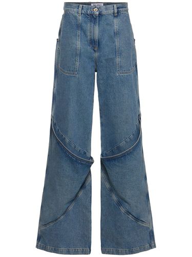 Jean Baggy Taille Mi-haute - THE ATTICO - Modalova