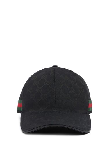 Casquette En Toile Gg Supreme - GUCCI - Modalova