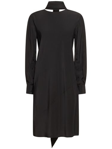 Robe Midi Réversible En Soie Avec Foulard - HELMUT LANG - Modalova