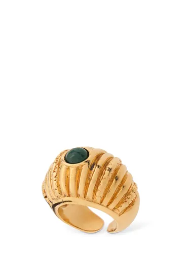 Grosse Bague En Malachite Reef - PAOLA SIGHINOLFI - Modalova