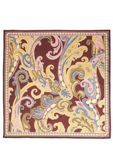 Foulard En Soie Imprimée Norma - ETRO - Modalova