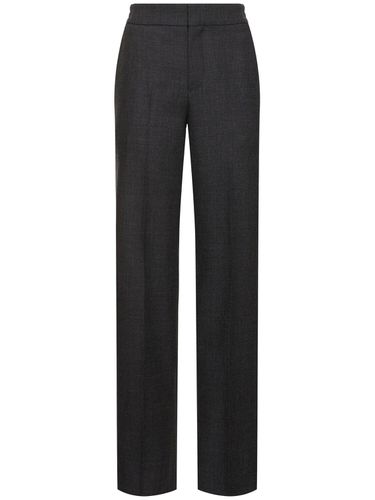 Pantalon Droit En Laine Vierge - BURBERRY - Modalova