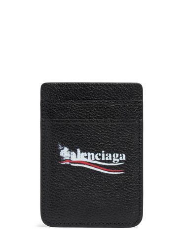 Porte-cartes En Cuir Cash Magnet - BALENCIAGA - Modalova