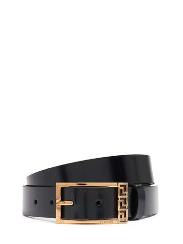 Ceinture En Cuir 30 Mm - VERSACE - Modalova