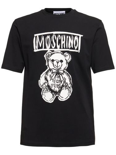 T-shirt À Manches Courtes - MOSCHINO - Modalova