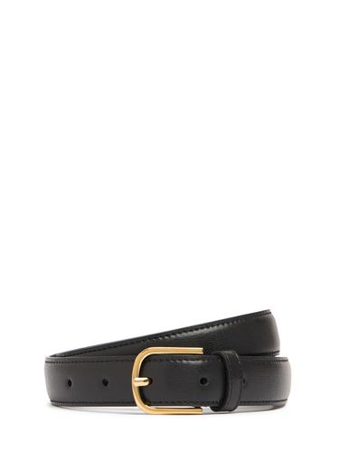 Ceinture Fine En Cuir Palmellata - TOTEME - Modalova