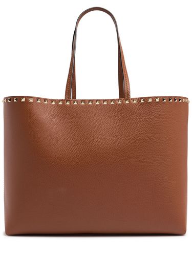 Grand Sac Cabas En Cuir Rockstud - VALENTINO GARAVANI - Modalova