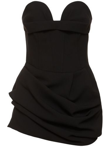 Robe Bustier Courte En Laine Mélangée - MAGDA BUTRYM - Modalova