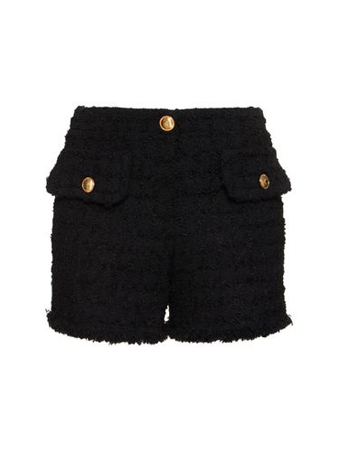 Short En Tweed Texturé - VERSACE - Modalova