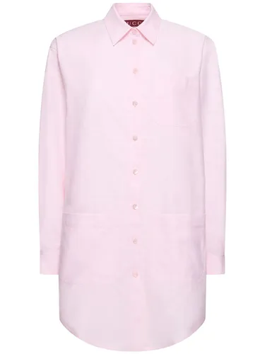 Chemise En Coton Gg Supreme - GUCCI - Modalova