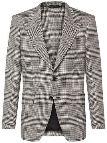 Veste En Laine Mélangée Shelton Graphic Pow - TOM FORD - Modalova