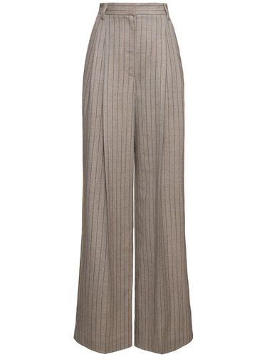 Pantalon Ample À Fines Rayures - BRUNELLO CUCINELLI - Modalova