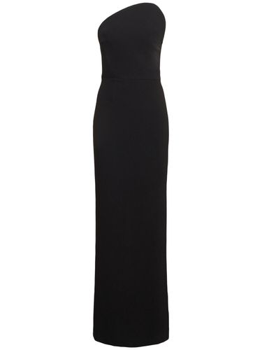 Robe Longue En Crêpe Tissée Sans Bretelles Eve - SOLACE LONDON - Modalova