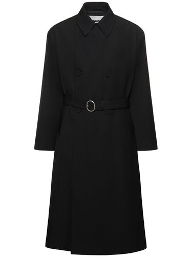 Trench-coat Oversize En Gabardine De Laine - JIL SANDER - Modalova