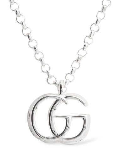 Collier En Argent Gg Marmont - GUCCI - Modalova