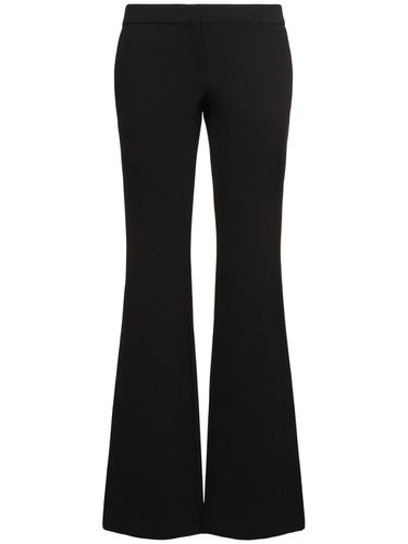 Pantalon Évasé En Crêpe Stretch - MOSCHINO - Modalova