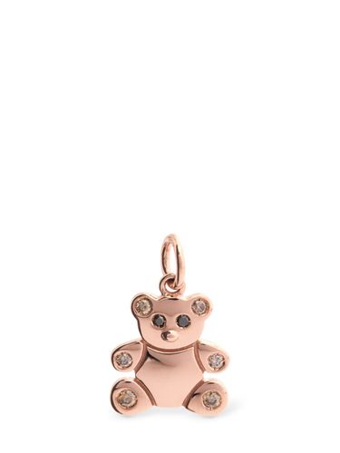 Pendentif Ourson En Diamants Et Rose 9 K - DODO - Modalova