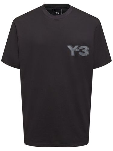 T-shirt Manches Courtes En Coton À Logo - Y-3 - Modalova