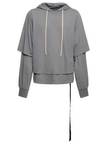 T-shirt En Jersey De Coton À Capuche Hustler - RICK OWENS DRKSHDW - Modalova