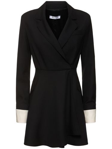 Robe Courte En Gabardine De Laine Sella - MAX MARA - Modalova