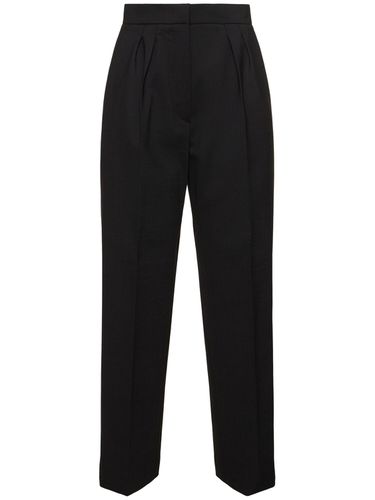 Pantalon Droit En Laine À Plis Verbano - MAX MARA - Modalova