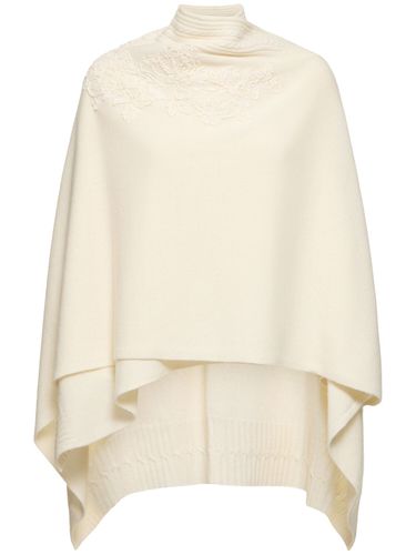 Cardigan Cape En Maille Brodée - ERMANNO SCERVINO - Modalova