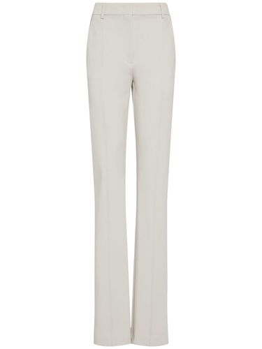 Pantalon Droit En Viscose Interlock Piroghe - SPORTMAX - Modalova