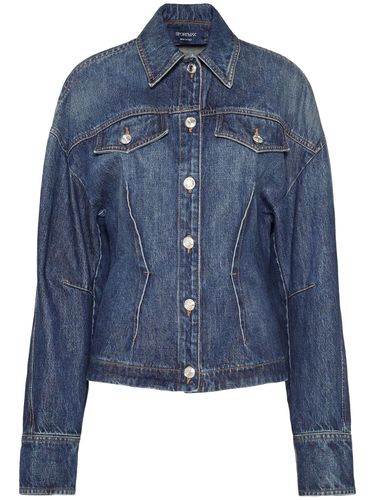 Veste Ajustée En Denim Filato - SPORTMAX - Modalova