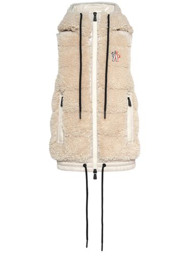 Gilet Zippé En Teddy Rembourré - MONCLER GRENOBLE - Modalova