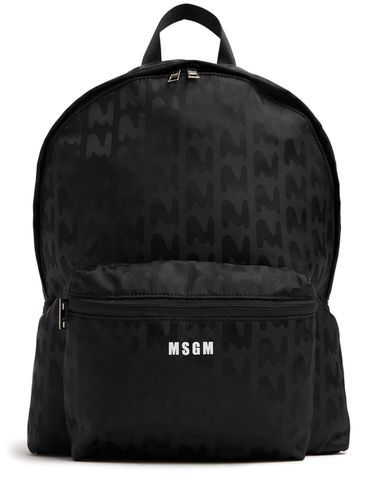 Sac À Dos À Monogramme - MSGM - Modalova