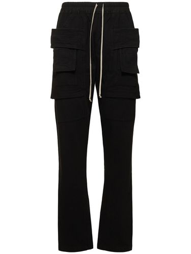 Pantalon Cargo En Coton À Cordons Creatch - RICK OWENS DRKSHDW - Modalova