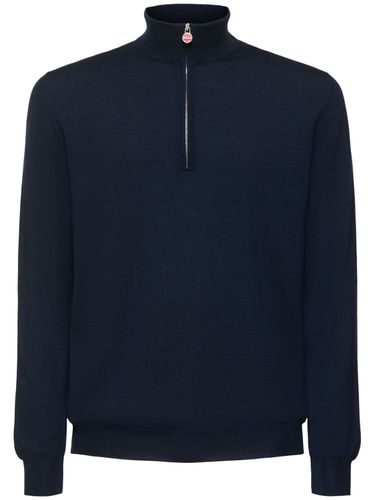 Pull À Demi-zippé En Cachemire Mélangé - KITON - Modalova