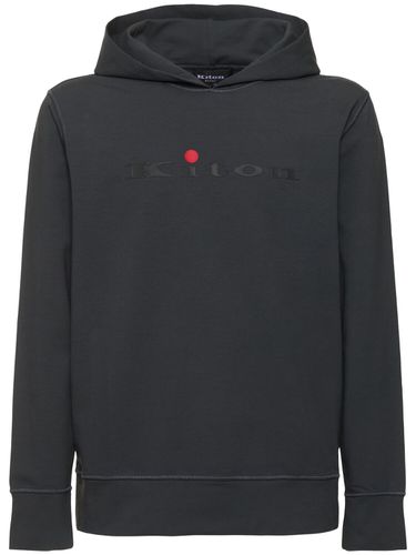 Sweat-shirt En Coton Mélangé À Logo - KITON - Modalova