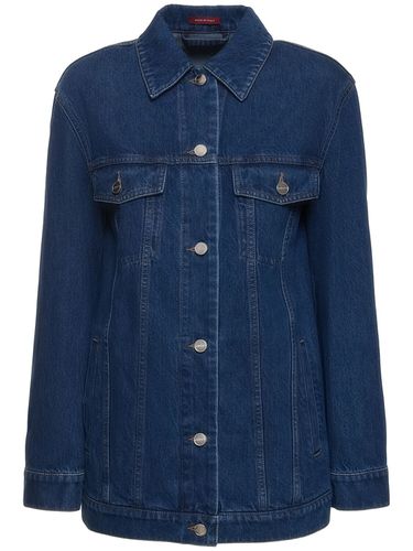 Veste En Denim À Imprimé Gucci - GUCCI - Modalova