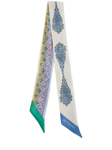 Foulard En Soie Imprimée Paislina - ETRO - Modalova