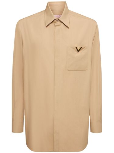 Chemise En Popeline De Coton - VALENTINO - Modalova