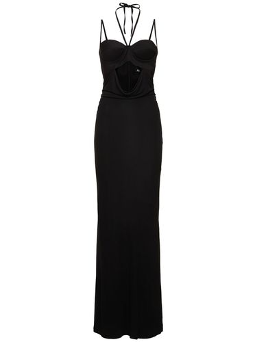 Robe Longue En Jersey De Viscose Avec Corset - ANDREADAMO - Modalova