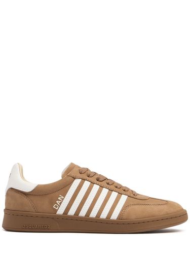 Sneakers En Cuir Boxer - DSQUARED2 - Modalova